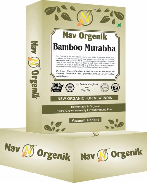 Combo of Homemade Organic Carrot Murabba and Bamboo Murabba 800 GM